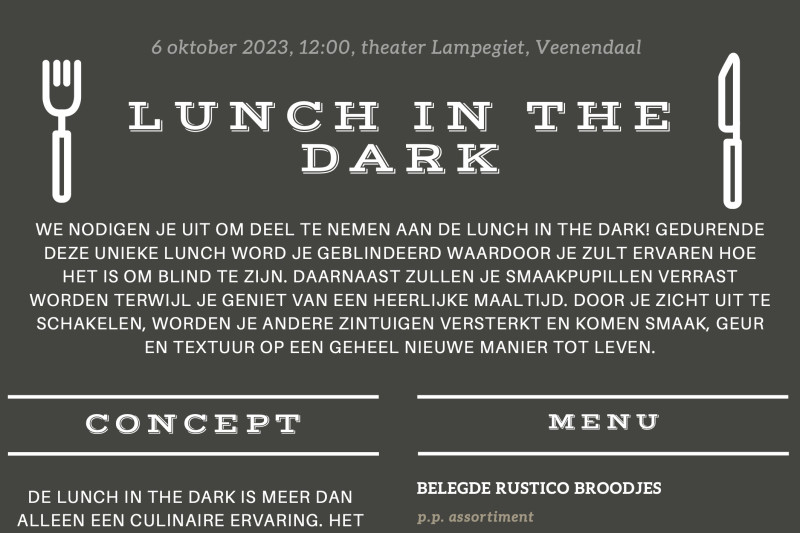 Lunch in the Dark